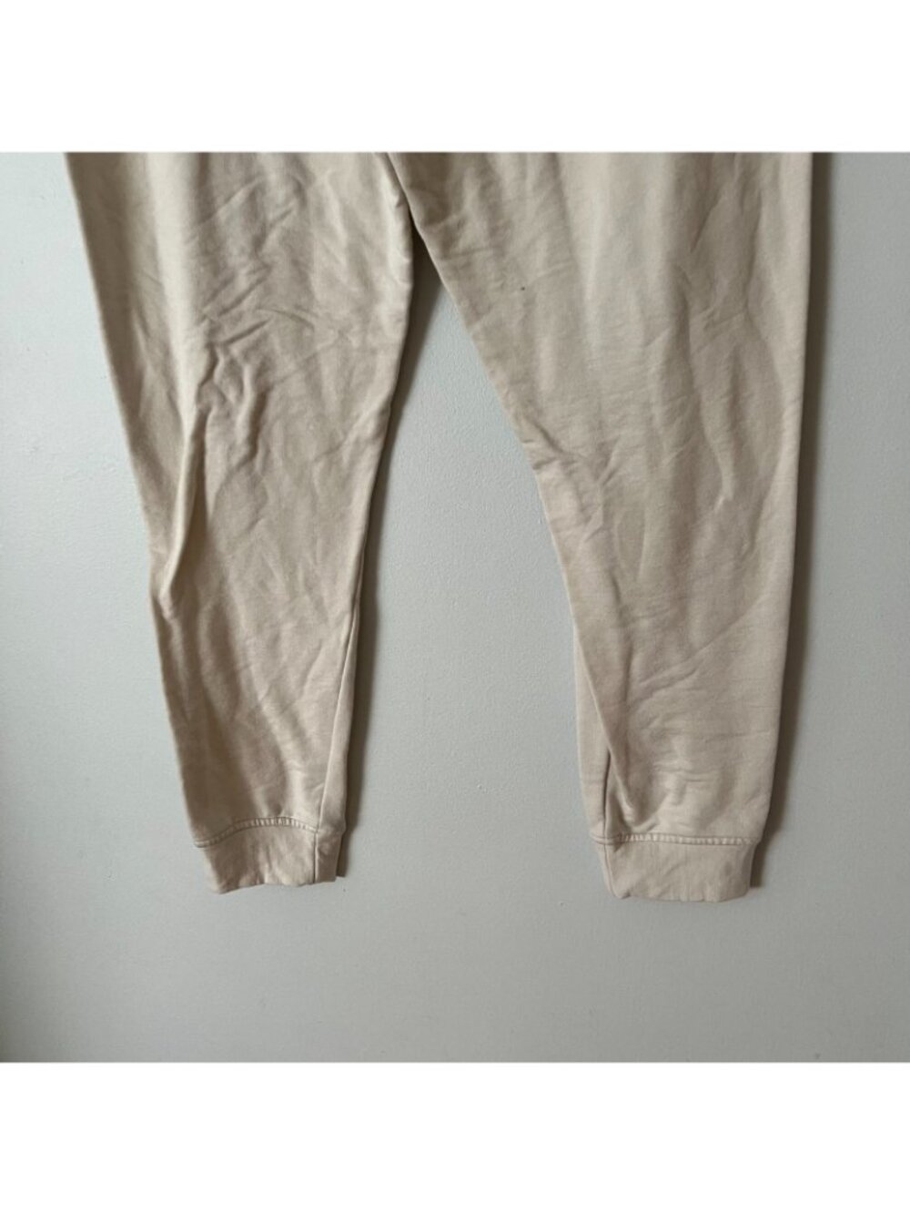 Quince SuperSoft Fleece Joggers Off-White Women's Size Medium - Picture 7 of 10